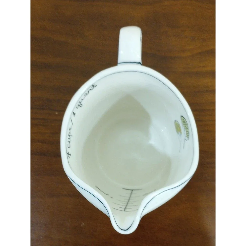 Anthropologie Molly Hatch Floral 1 Quart Measuring Cup